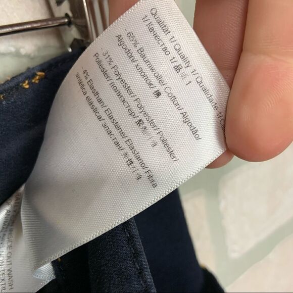 Escada Hi-Rise Dark Denim Stretch Jean Sz 36 T10 - Picture 5 of 9